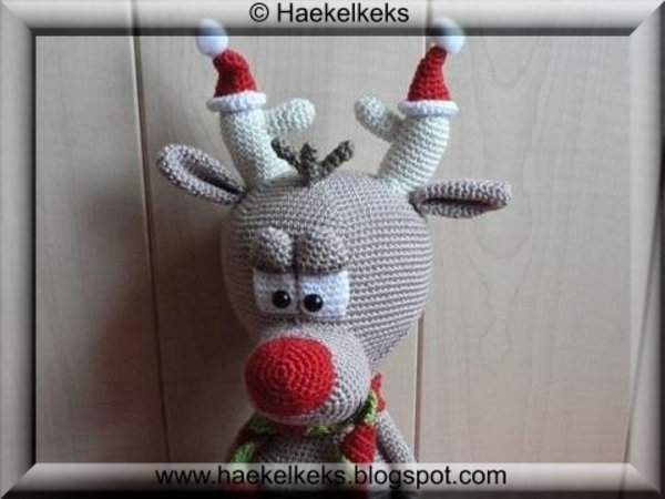 Rentier Bolleke -- Häkelanleitung von Haekelkeks®