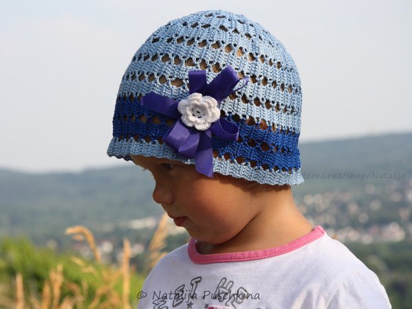 Sommer / Frühjahr Mütze 'Elisabeth' für Mädchen und Frauen