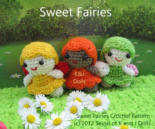 Süße Feen-Püppchen Amigurumi Häkelanleitung