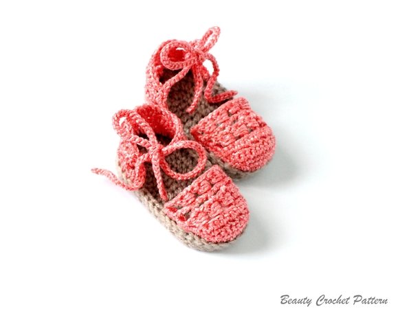 E-Book Häkelanleitung Baby Espadrilles