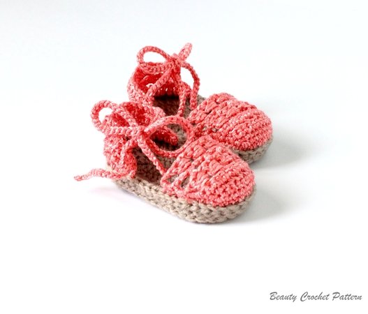 E-Book Häkelanleitung Baby Espadrilles