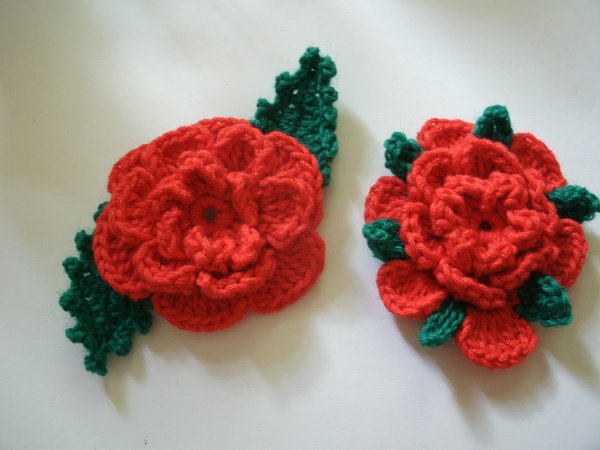 Rosen- Granny 3D Häkelanleitung