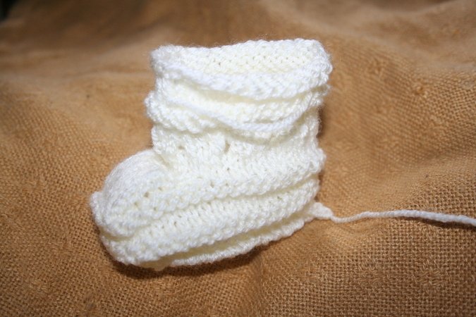 Strickanleitung Babyschühchen, Babyschuhe, Baby