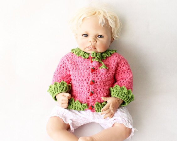 2 PDFs Spar-Set: Jacke + Babystiefel "Himbeere", Gr. 0-12 M (50 -116)