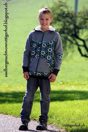 E-Book #69 SWEAT-Jäckchen 50/56 - 158/164