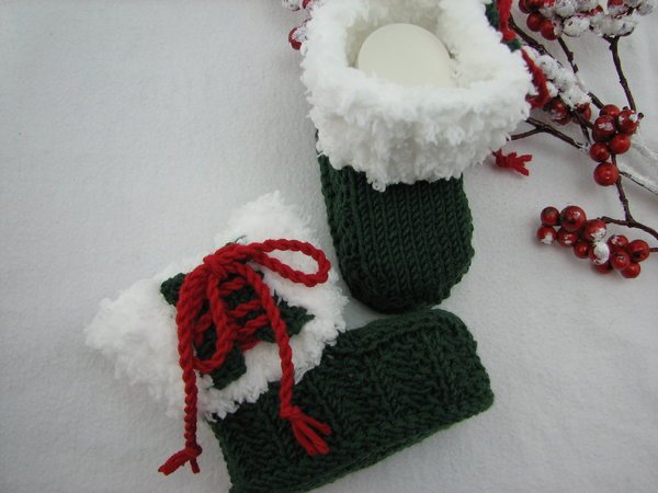 Strickanleitung Kinderset "Cataleya" - Mütze, Stiefelchen, Handschuhe