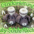 Anleitung zum stricken Baby- Schuhe Häschen