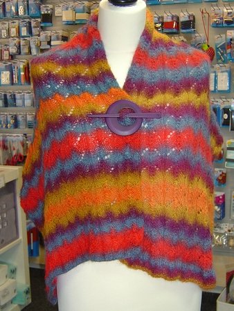 Strickanleitung Ajour-Schultertuch/Schal - einfach