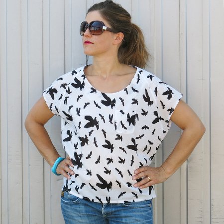 FrauMia - luftige Raglanbluse XS-XL