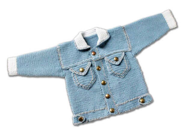 Baby and children's jacket "Jeans" Size: 0 m. - 3 y.