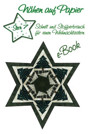 Schnitt für einen Weihnachtsstern - Paper Piecing
