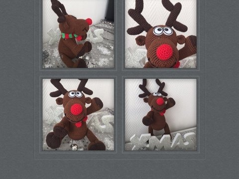 Crochet Pattern Reindeer Erwin