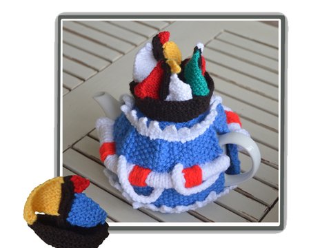 Ahoy! Sailboat Yacht Tea Cosy