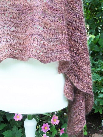 Stola / Wing-Schal "Autumn Bliss", Strickanleitung