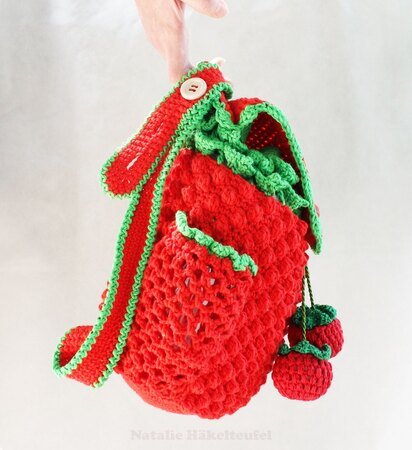 Kinderrucksack "Himbeere", 2 Var., Gr. 23 x 26 cm