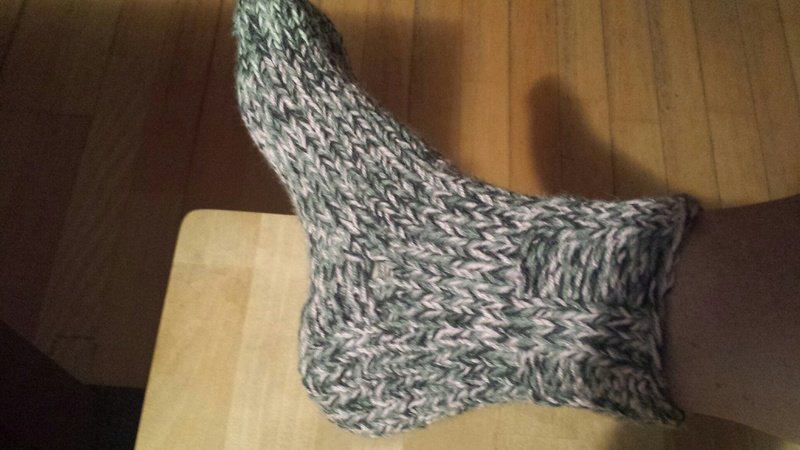 Kuschel-Socken stricken, Schritt für Schritt Anleitung