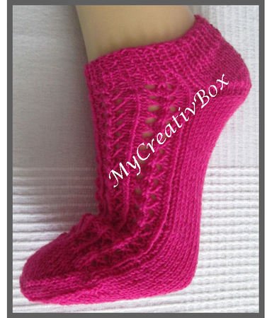 Sneaker-Sommersocken "Sommertag" - Gr. 32-47, gestrickt
