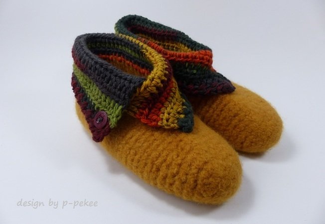 MeiHomies gehäkelte Filzschuhe für Klein & Groß Gr. 20-47