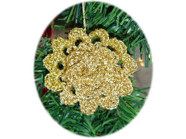 Häkelanleitung Weihnachts-Deko /-Stern /-Blume