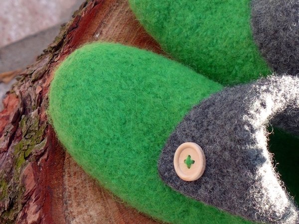 Strick- und Filzanleitung: One-Step-Filzbooties Gr. 20 - 45