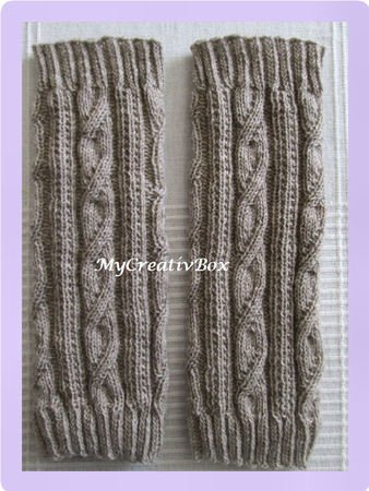 Beinstulpen "Illusion" - für Erwachsene, gestrickt