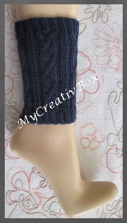 Beinstulpen "Illusion" - für Erwachsene, gestrickt