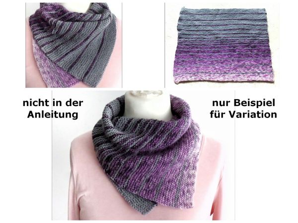 Strickanleitung Loop Cowl Schalkragen Schal Faltschal Mamamia