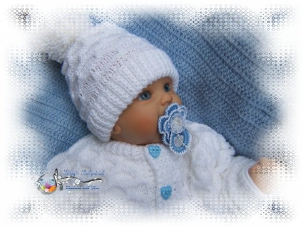 Strickanleitung für Baby's u. Reborns Modell Kuschelset Gr. 50-56