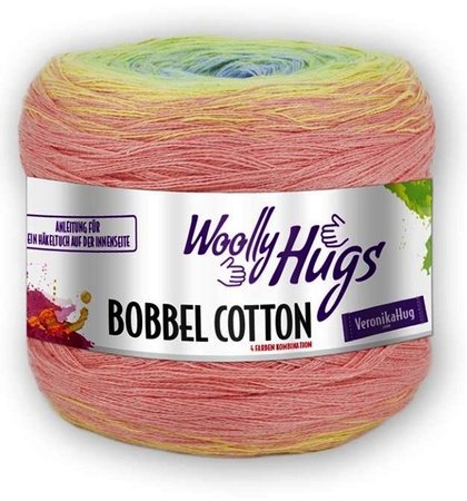 Tuch Stone-Corner tunesisch Häkeln mit 2 BOBBEL-COTTON von Woolly Hugs