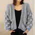 Knitting Pattern – Cardigan BUBBLES (S/M and L/XL) – No.194E