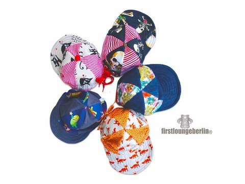 Schirmmütze mit Nackenschutz Babyhut Sommerhut Sonnenhut für die ganze FAMILIE Nähanleitung & Schnittmuster - Design von firstloungeberlin