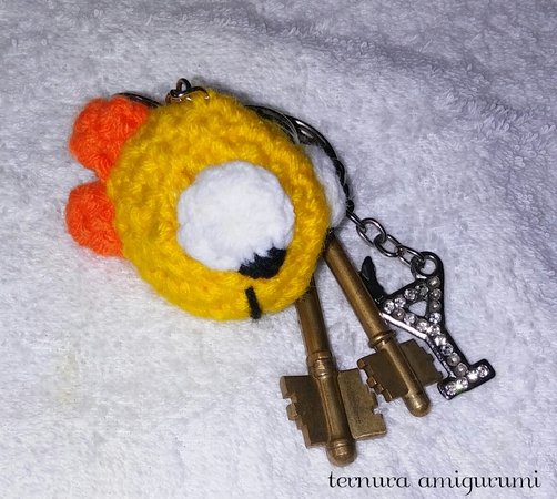 Häkelanleitung Fisch Schlüsselanhänger PDF english-deutsch-dutch Ternura Amigurumi