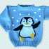 Strickanleitung Pullover Pinguin in 2 verschiedenen Größen