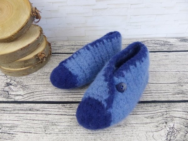 "MeiBoots" gehäkelte Filzpuschen für Klein & Groß, Gr. 20-47
