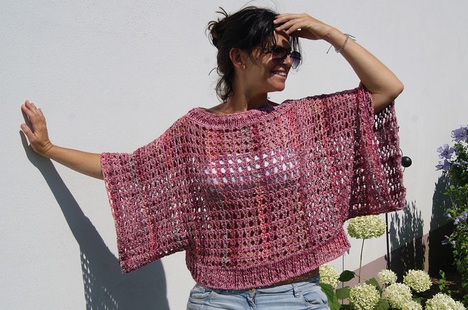 Shirt / Pulli OCEAN (Oversize, Universalgröße - leicht anzupassen)