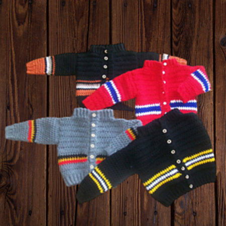 Boys crochet hockey sweater pattern