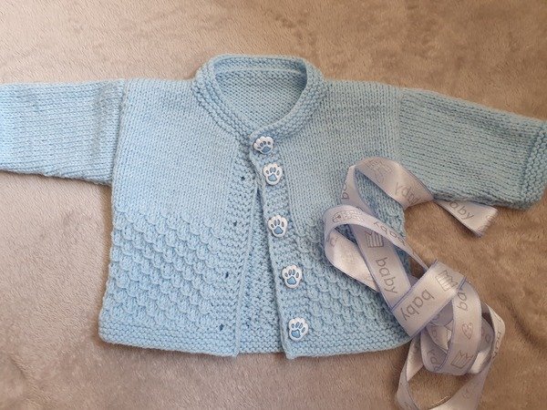 Strickanleitung Babygarnitur Jacke, Mütze, Socken Größe 56/62