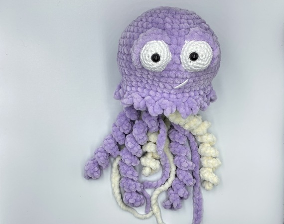 Crochet Pattern - Jellyfish "Glubschi" and her little friend "Fanny"