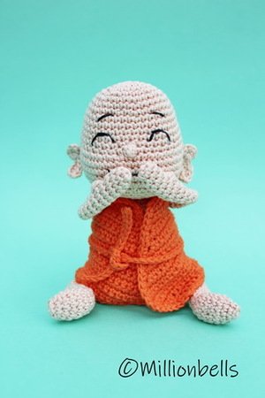 Amigurumi Mini Buddha Dolls Set