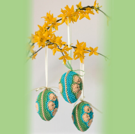 Anleitung für Ostereier gehäkelt mit African Flowers
