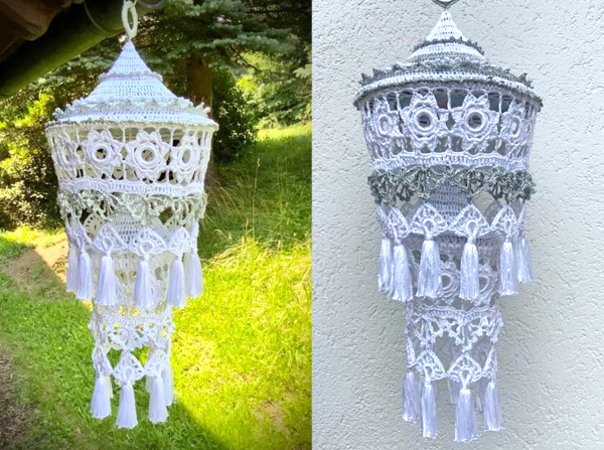 Lampion häkeln "GROßE Fee"