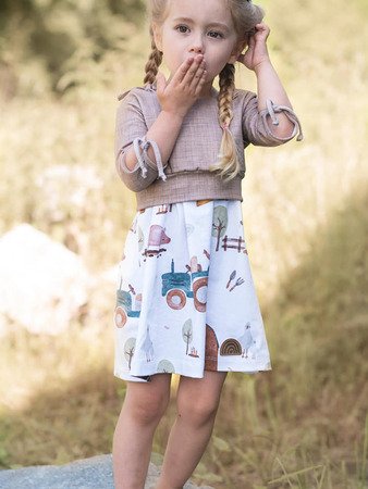 Anleitung Cropped Top Juna / Größe 74 - 158