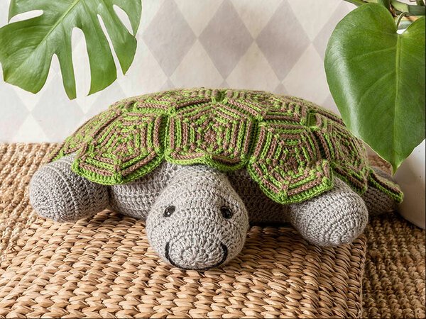 Lustige Tierkissen: Susi Schildkröte