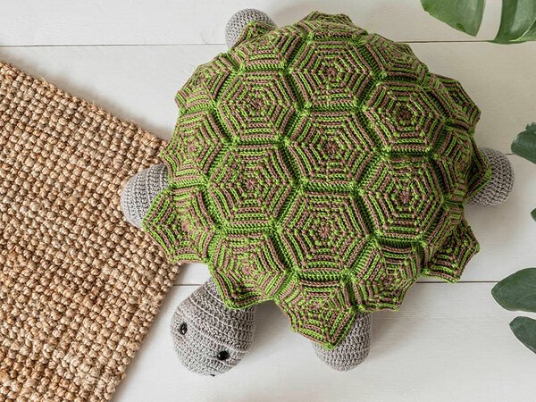 Lustige Tierkissen: Susi Schildkröte