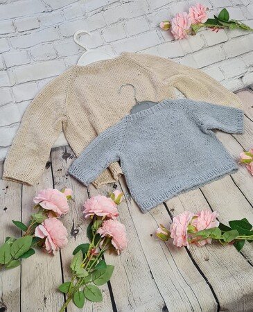 Pattern Basic Kids Jumper in 6 sizes from 0 Months to 4 years