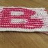 Schattenstricken, Illusionsstricken, Buchstabe "B"
