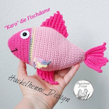 Häkelanleitung "Karo" die Fischdame