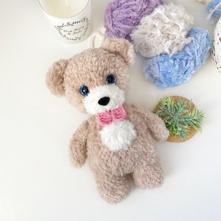 Crochet Pattern Teddy Bear. Amigurumi plush teddy bear animal
