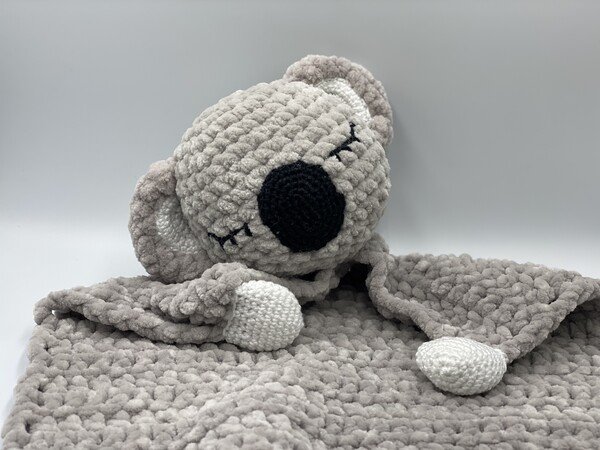 Häkelanleitung - Schnuffeltuch/Schmusetuch Koala "Sleepy"