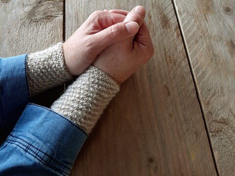 Strickanleitung Handwärmer "Tilda"